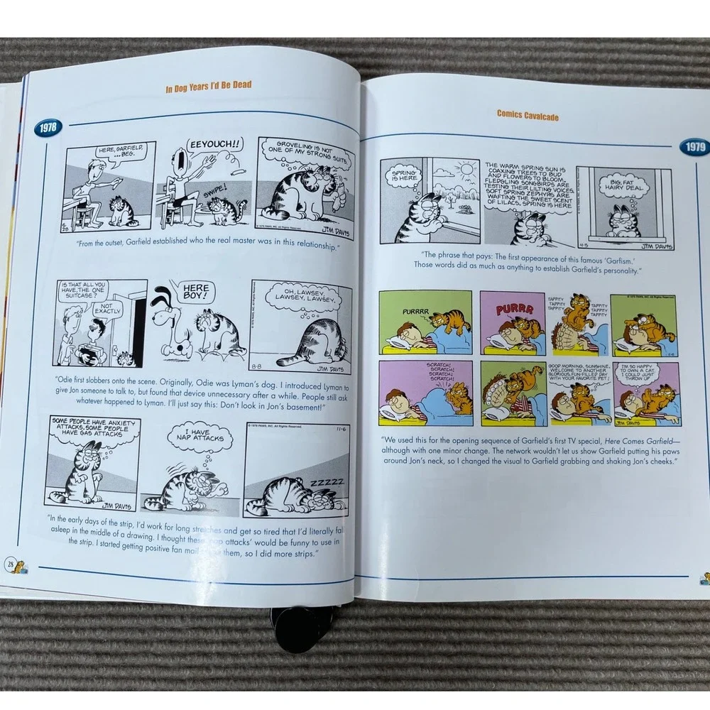 Garfield at 25 In Dog Years I'd Be Dead Hardcover Jim Davis 25th Anniversary